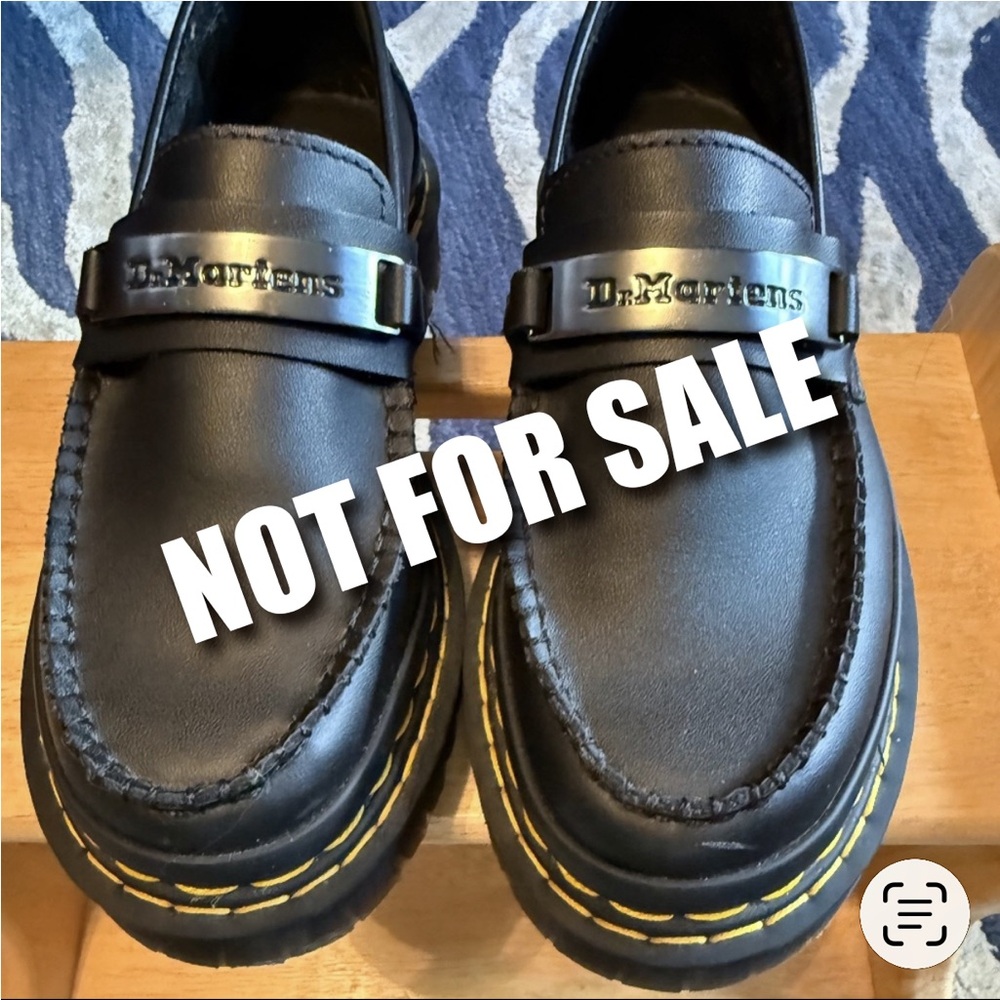 *NWOT* Doc Martens Loafers. EU size 38. Black with Metal Tabs.